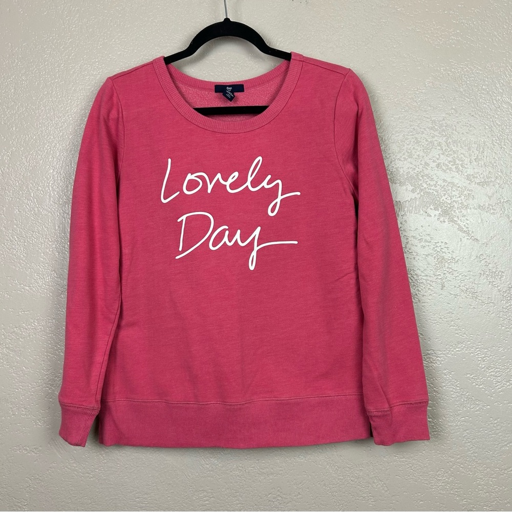 GAP Pink Lovely Day Sweatshirt